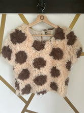 Lanvin Cream and Brown Top