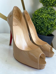 Christian Louboutin Size 38.5 Taupe Shoes