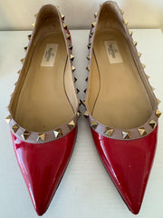 Valentino Size 37 Red Shoes