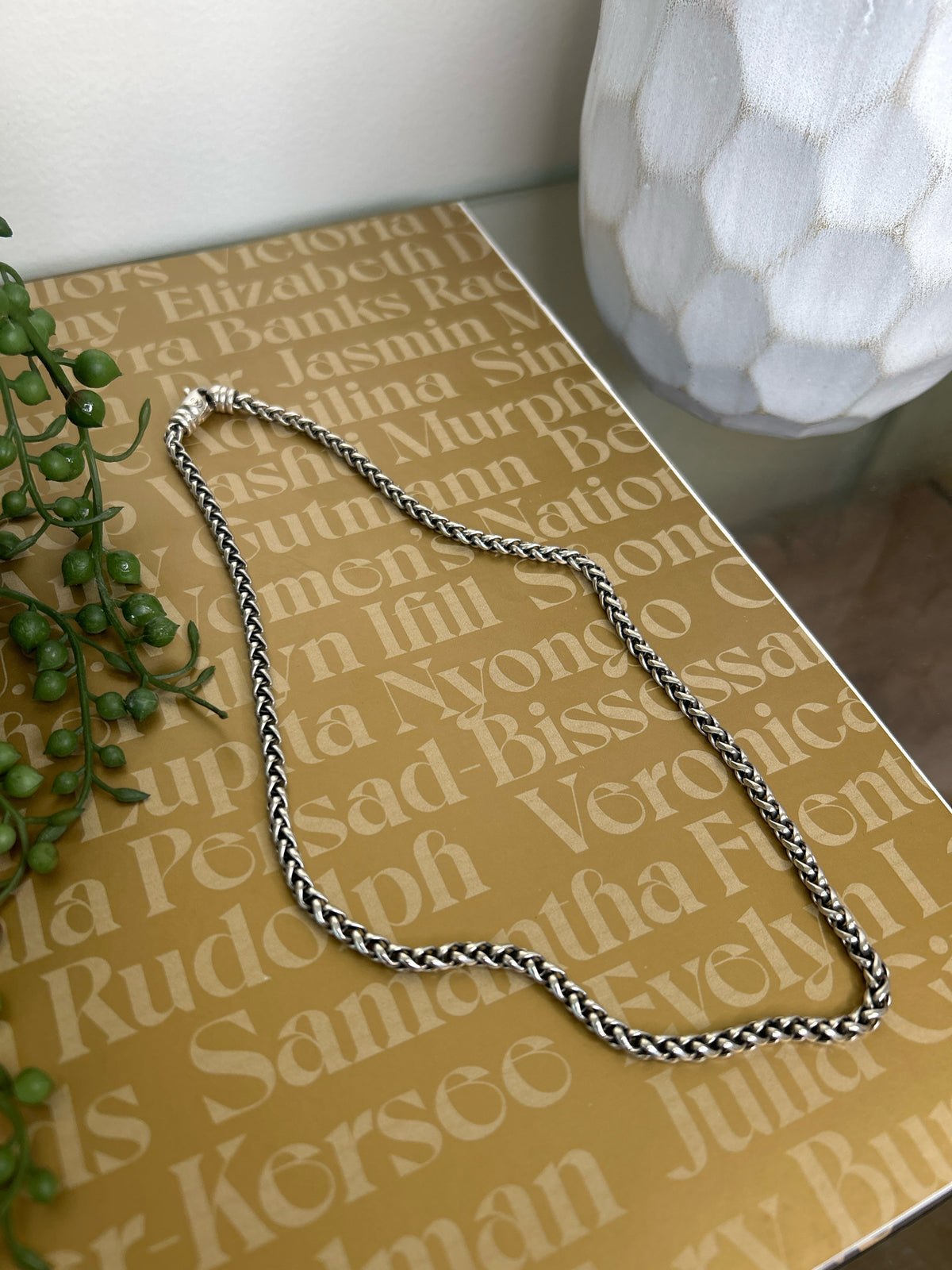 David Yurman Size One Size Silver Necklace