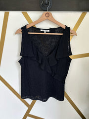 St. John Size 6 Black Top