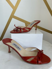 Jimmy Choo Size 38.5 Orange Shoes