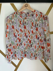 Veronica Beard Size 2 Floral Top