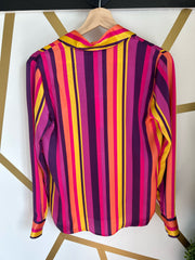 L'AGENCE Size XS Striped Top