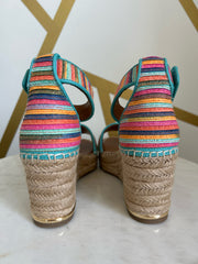 Franco Sarto Size 7.5 Colorful Shoes