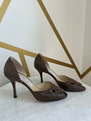 Jimmy Choo Size 38 Brown Shoes