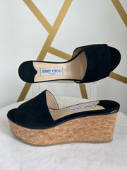 Jimmy Choo Size 38.5 Black Shoes