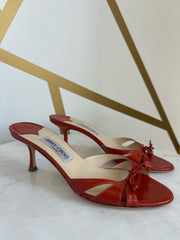 Jimmy Choo Size 38.5 Orange Shoes